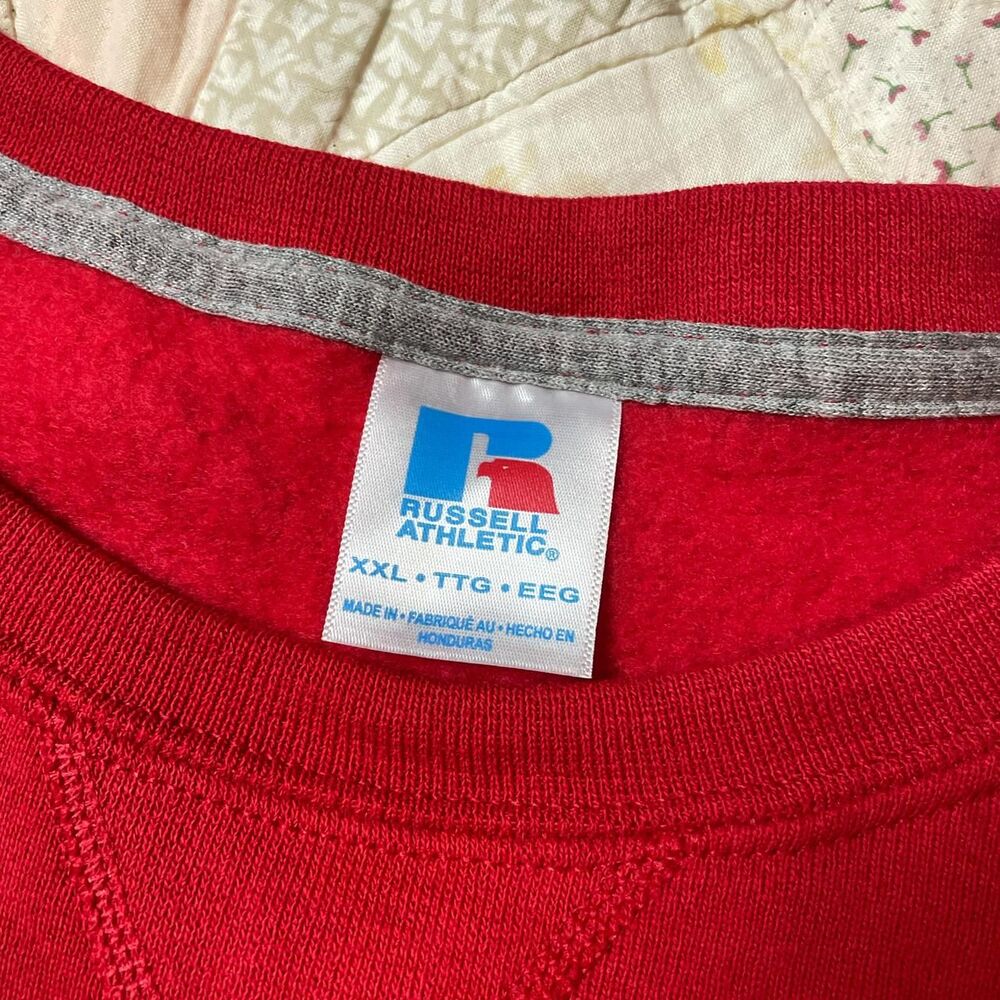 Russell Athletic Hello Kitty Patchwork Red Valent… - image 2